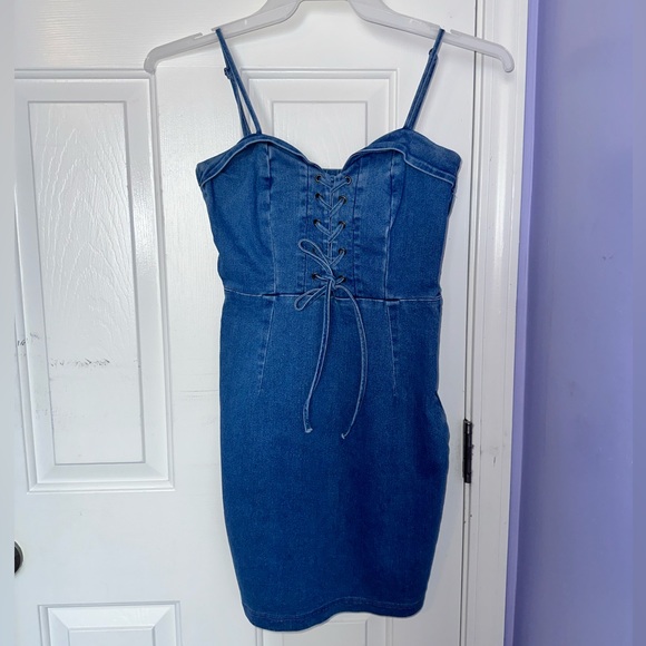 Haute Monde | Dresses | Denim Dress | Poshmark